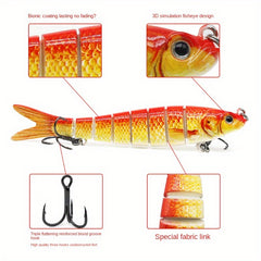 1pc Fishing Lure 13 26g Bionic Hard Bait Treble Hook Fishing Tackle