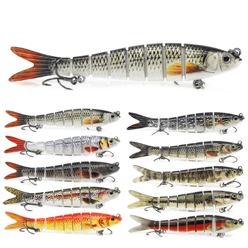 1pc Fishing Lure 13 26g Bionic Hard Bait Treble Hook Fishing Tackle