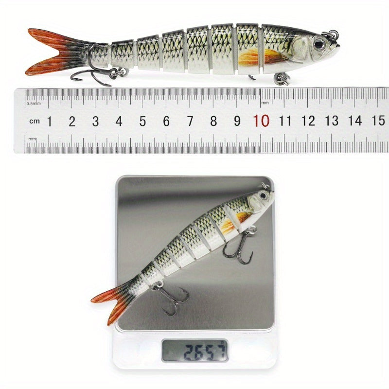 1pc Fishing Lure 13 26g Bionic Hard Bait Treble Hook Fishing Tackle