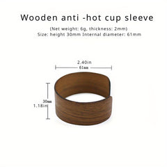 304 Stainless Steel Cup with Walnut Wood Cover for Outdoor Camping