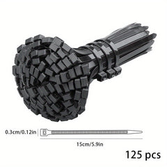 125pcs Heavy Duty Cable Zip Ties - 22 68 KG Tensile Strength