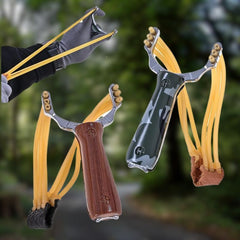 Portable Slingshot with Camo Handle, Outdoor Entertainment