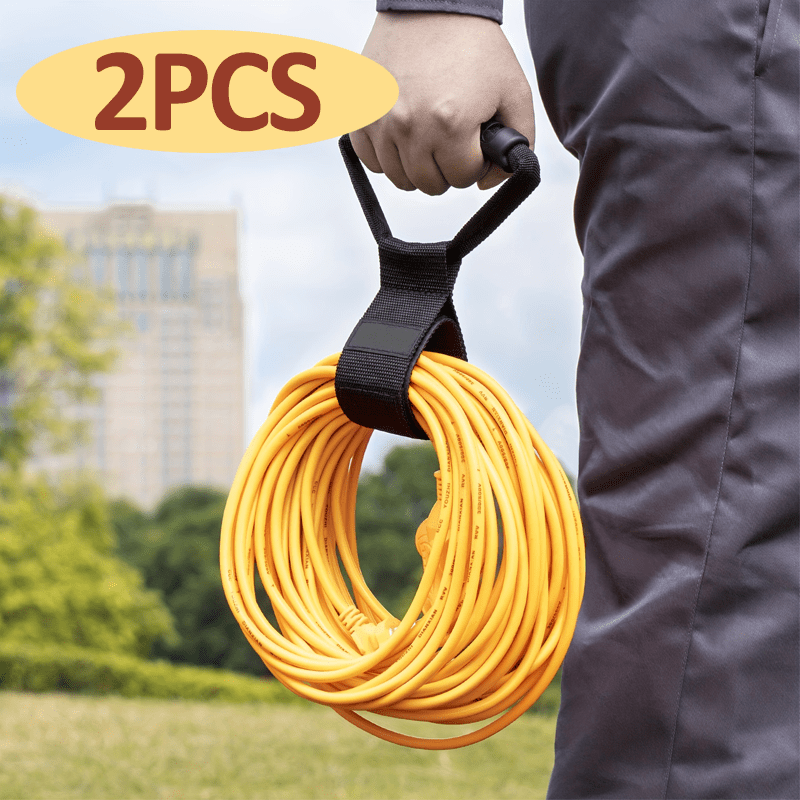 2pcs Extension Cord Holder Organizer Heavy Duty Storage Straps