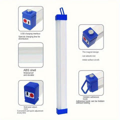 1pc 52 Magnetic Emergency Rechargeable Light for Christmas Thanksgiving Camping