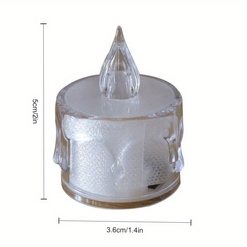 3pcs Romantic LED Candle Lights for Wedding Decorations
