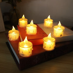 3pcs Romantic LED Candle Lights for Wedding Decorations