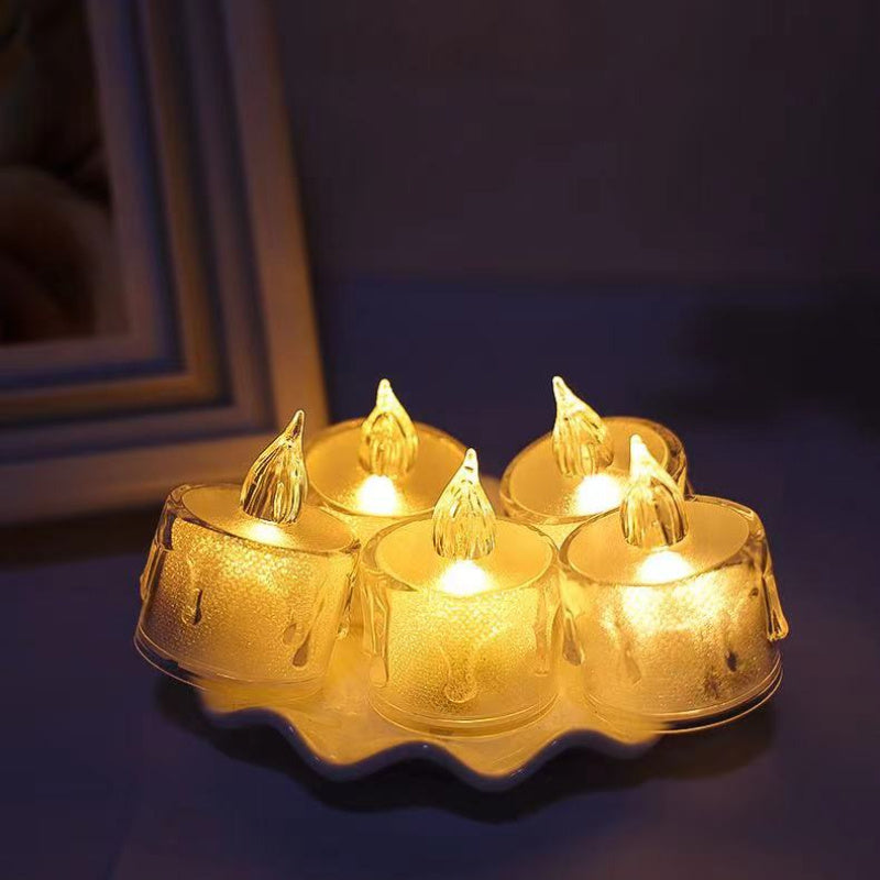 3pcs Romantic LED Candle Lights for Wedding Decorations