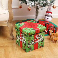 1pc Family Storage Box Christmas Gift Storage Box Toy Storage Box