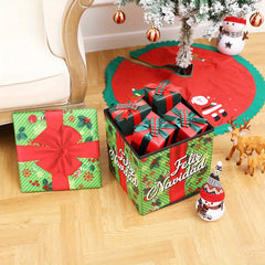 1pc Family Storage Box Christmas Gift Storage Box Toy Storage Box