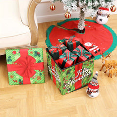 1pc Family Storage Box Christmas Gift Storage Box Toy Storage Box