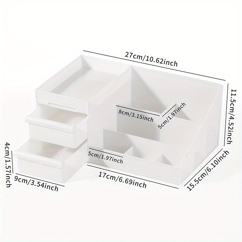 2pcs Desktop Skin Care Lipstick Storage Box