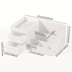 2pcs Desktop Skin Care Lipstick Storage Box