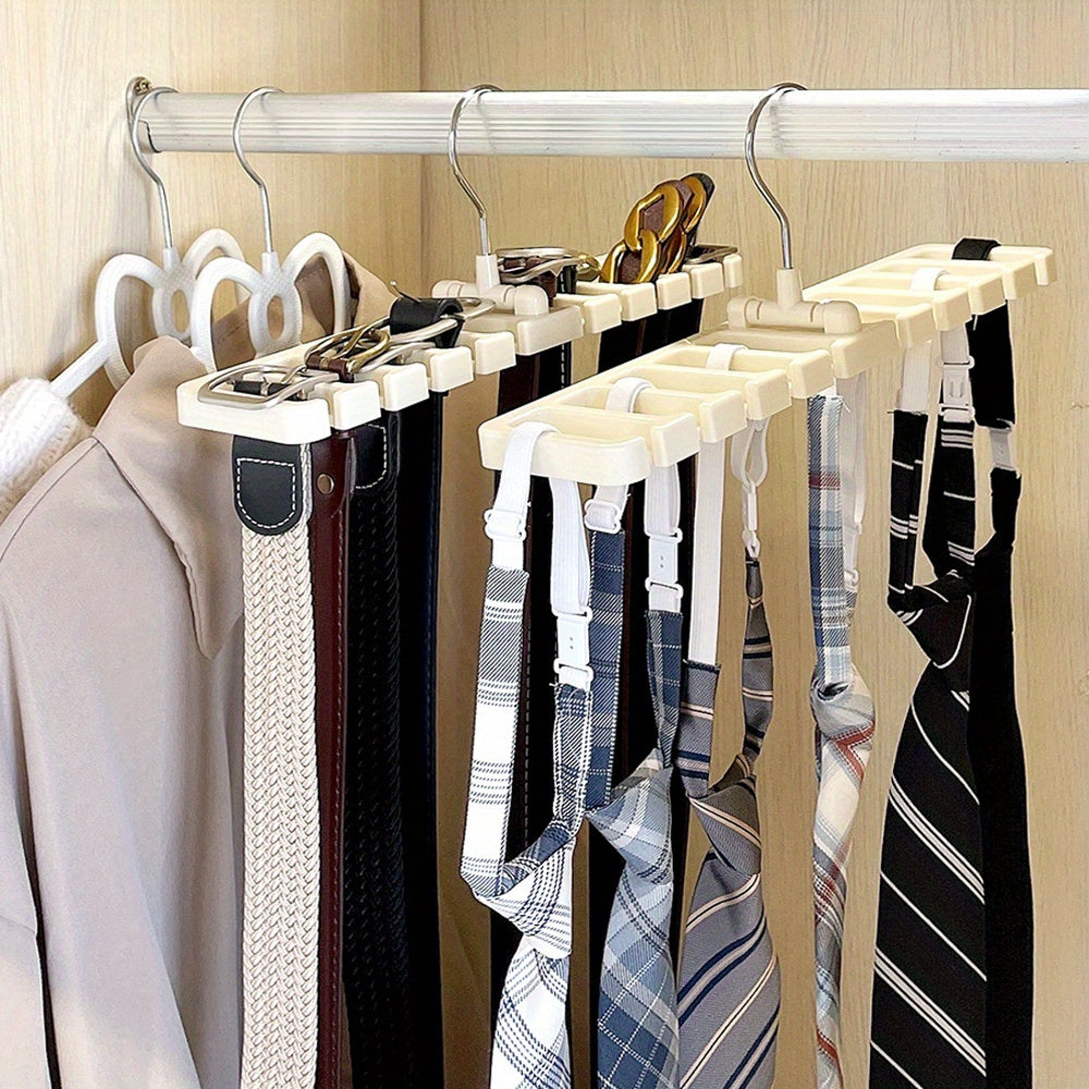 10 Holes Belt Rack Tie Scarf Belt Hanger Large Capacity Organizer