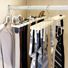 10 Holes Belt Rack Tie Scarf Belt Hanger Large Capacity Organizer