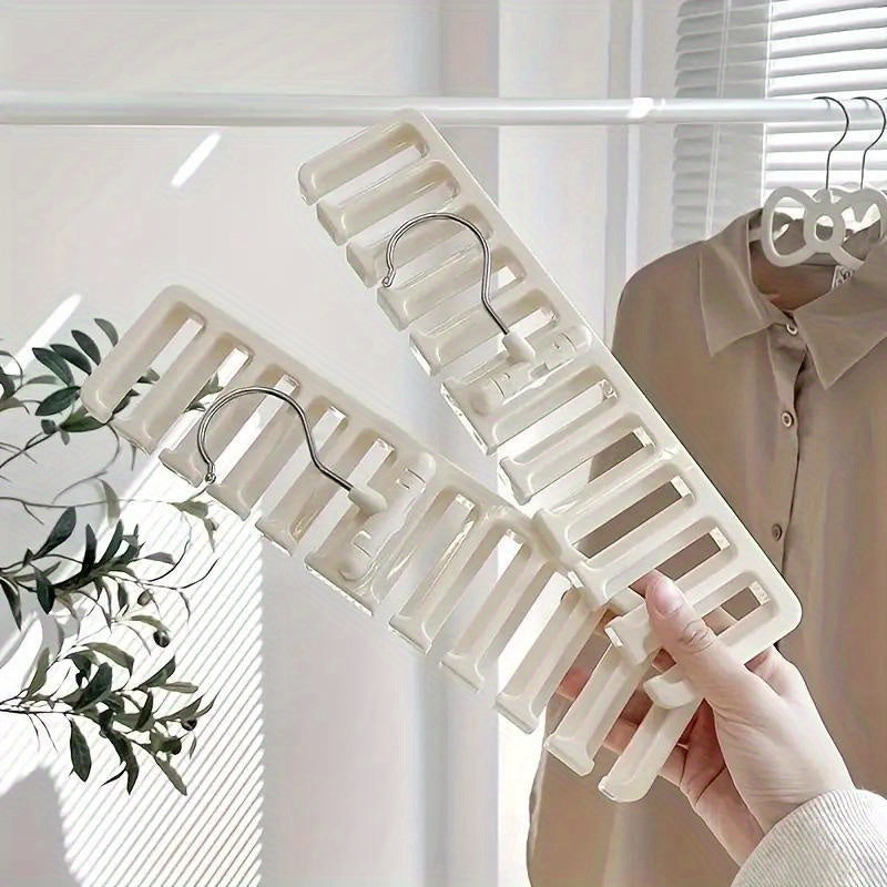 10 Holes Belt Rack Tie Scarf Belt Hanger Large Capacity Organizer