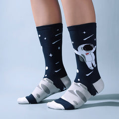 Men's Space Astronaut Couple Crew Socks