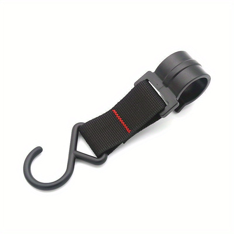 5pcs Outdoor Camping Shelving Hooks Plastic Steel Buckles Woven Straps Hooks