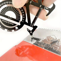 Sports Bike Shaped Tool Keychain Pendant with Screwdriver Compass Wrench