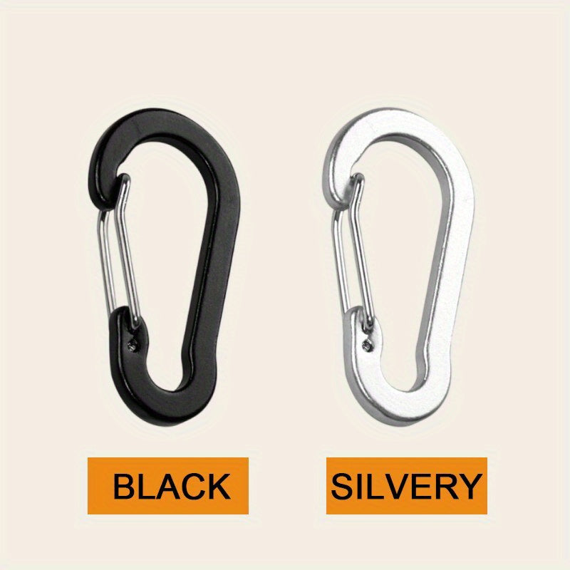 6pcs Aluminum Gourd Spring Buckle Multifunctional Keychain