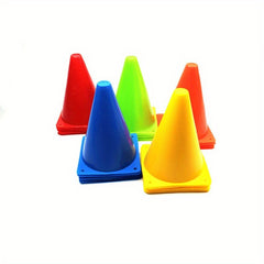 5pcs Durable Sports Marker Cones - Football Training Agility Roller Skating