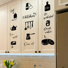 Removable Kitchen Wall Sticker Waterproof Office Home Decor Sticker