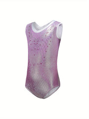 Breathable Sleeveless Ballet Leotard Dance Romper Girls Gymnastics