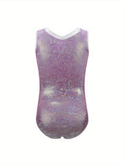 Breathable Sleeveless Ballet Leotard Dance Romper Girls Gymnastics
