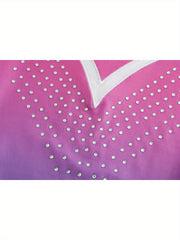 Toddler Girls Sleeveless Ballet Leotard Splicing Dance Suit