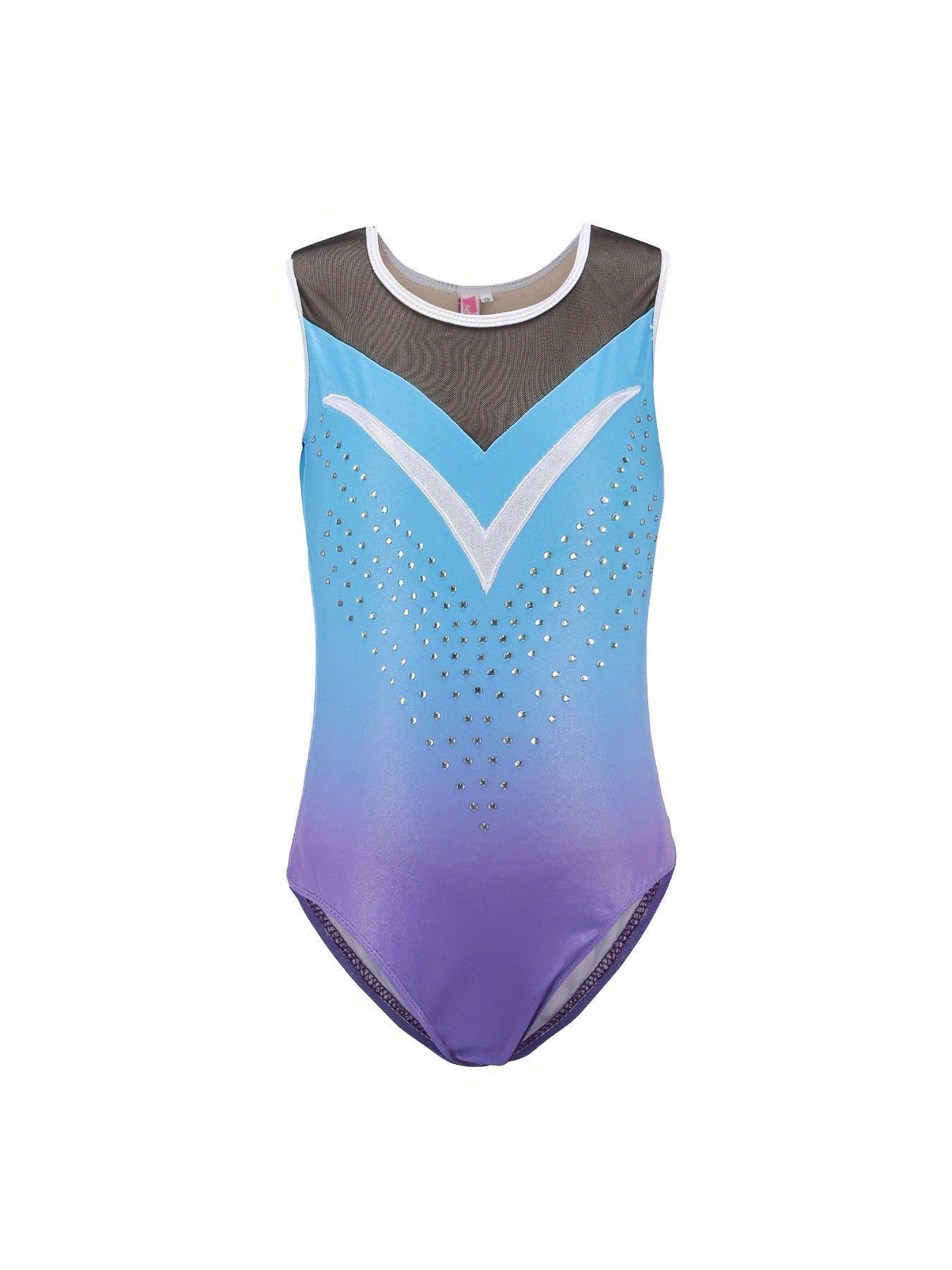Breathable Stretchy Sleeveless Ballet Leotard Girls Dance Suit