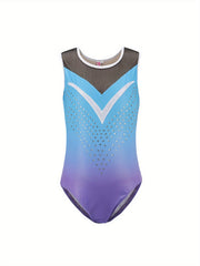 Breathable Stretchy Sleeveless Ballet Leotard Girls Dance Suit