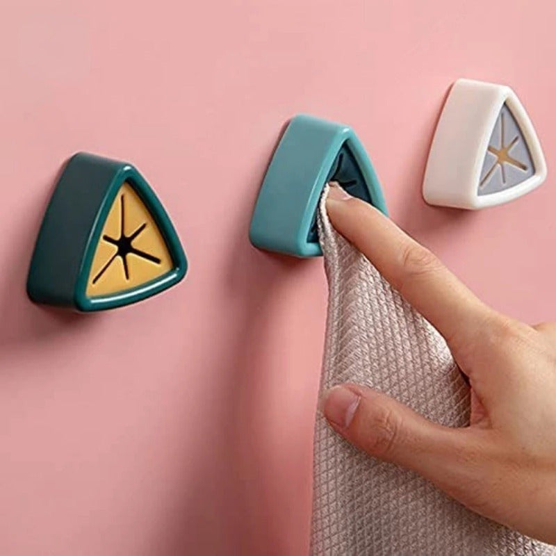 Punch Towel Holder Bathroom Storage Hanger Towels Plug Holder
