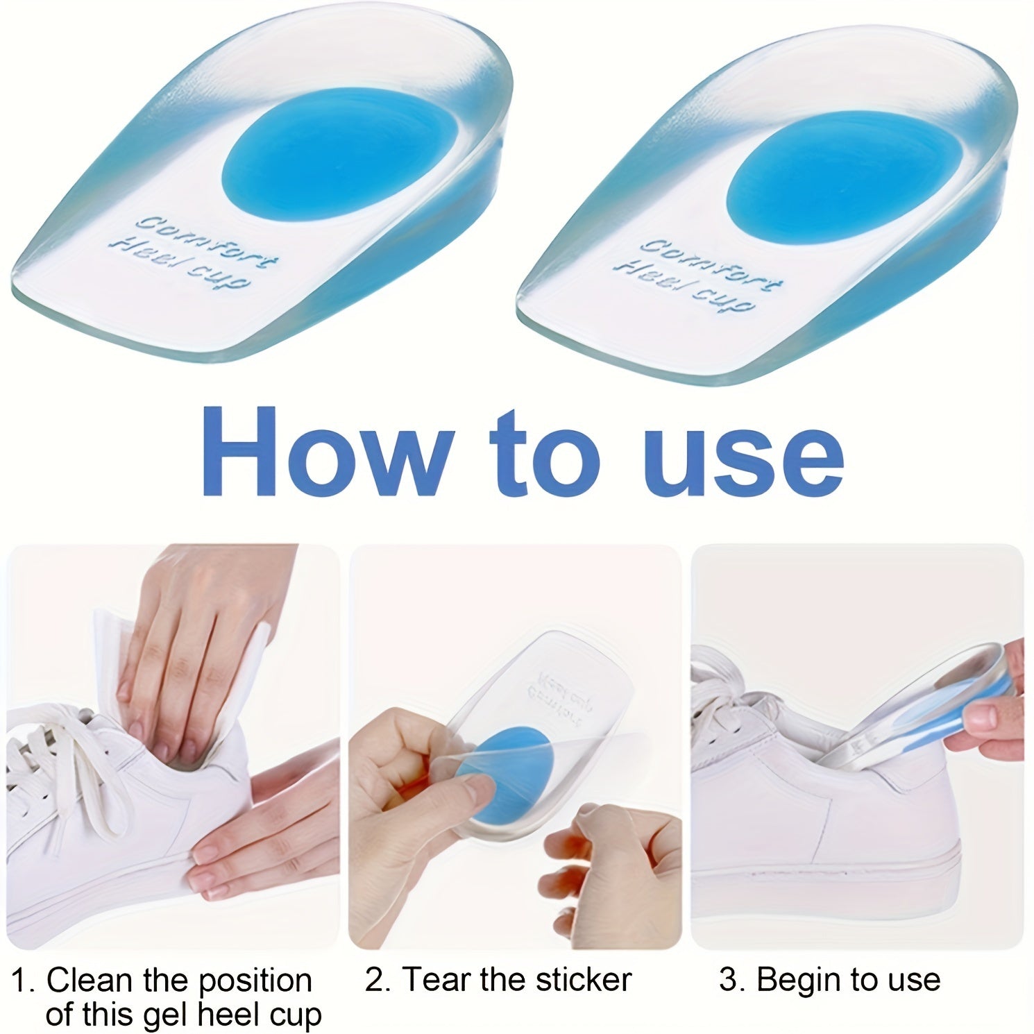 Transparent Sports Foot Support Pads