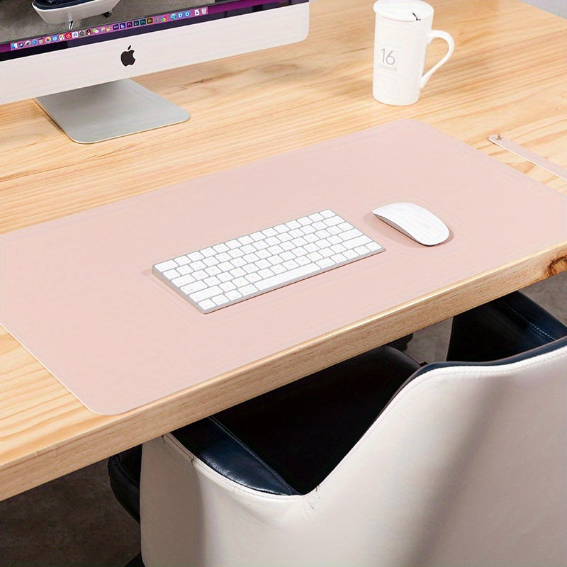 XL Mouse Pad Laptop Desk Pad Cork Faux Leather