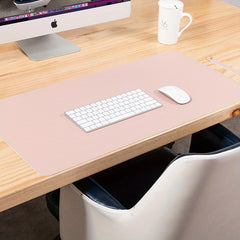 XL Mouse Pad Laptop Desk Pad Cork Faux Leather