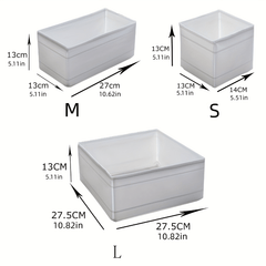 3pcs Oxford Cloth Underwear Storage Box Drawer Organizer