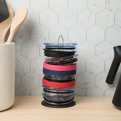 Stainless Steel Tumbler Lid Organizer Cup Rack Accessories