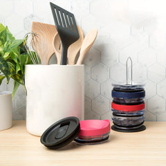 Stainless Steel Tumbler Lid Organizer Cup Rack Accessories