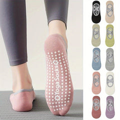 Breathable Yoga Socks Non-slip Sweat Absorption Grips Sports Socks