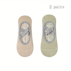 Breathable Yoga Socks Non-slip Sweat Absorption Grips Sports Socks