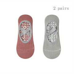 Breathable Yoga Socks Non-slip Sweat Absorption Grips Sports Socks