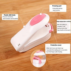 Portable Handheld Heat Sealing Machine for Food Snacks and Plastic Bags