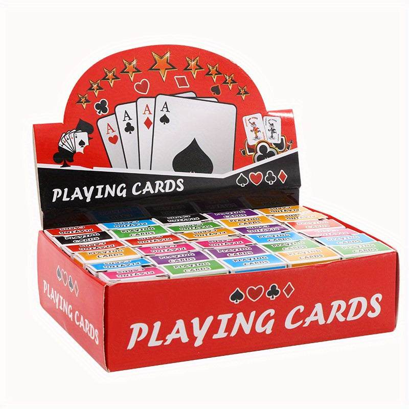 10pcs Mini Poker Cards Compact Magic Props Fun Game Holiday Supplies