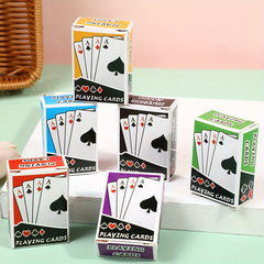 10pcs Mini Poker Cards Compact Magic Props Fun Game Holiday Supplies