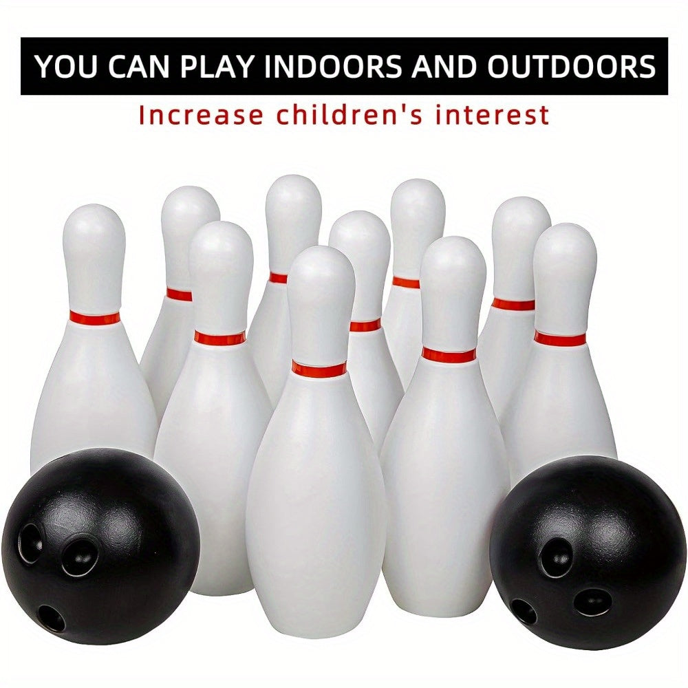 Large Bowling Set Indoor Outdoor Sports Family Games