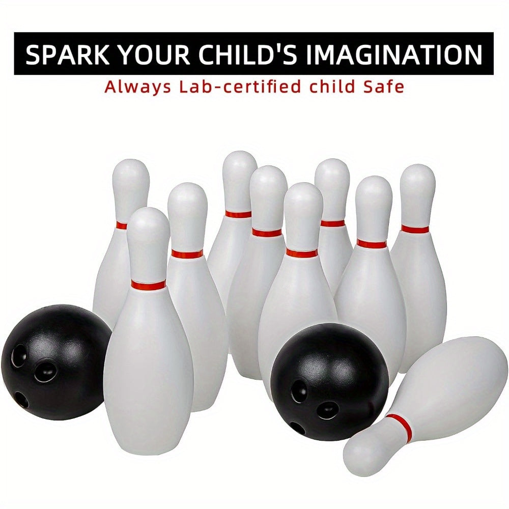 Large Bowling Set Indoor Outdoor Sports Family Games