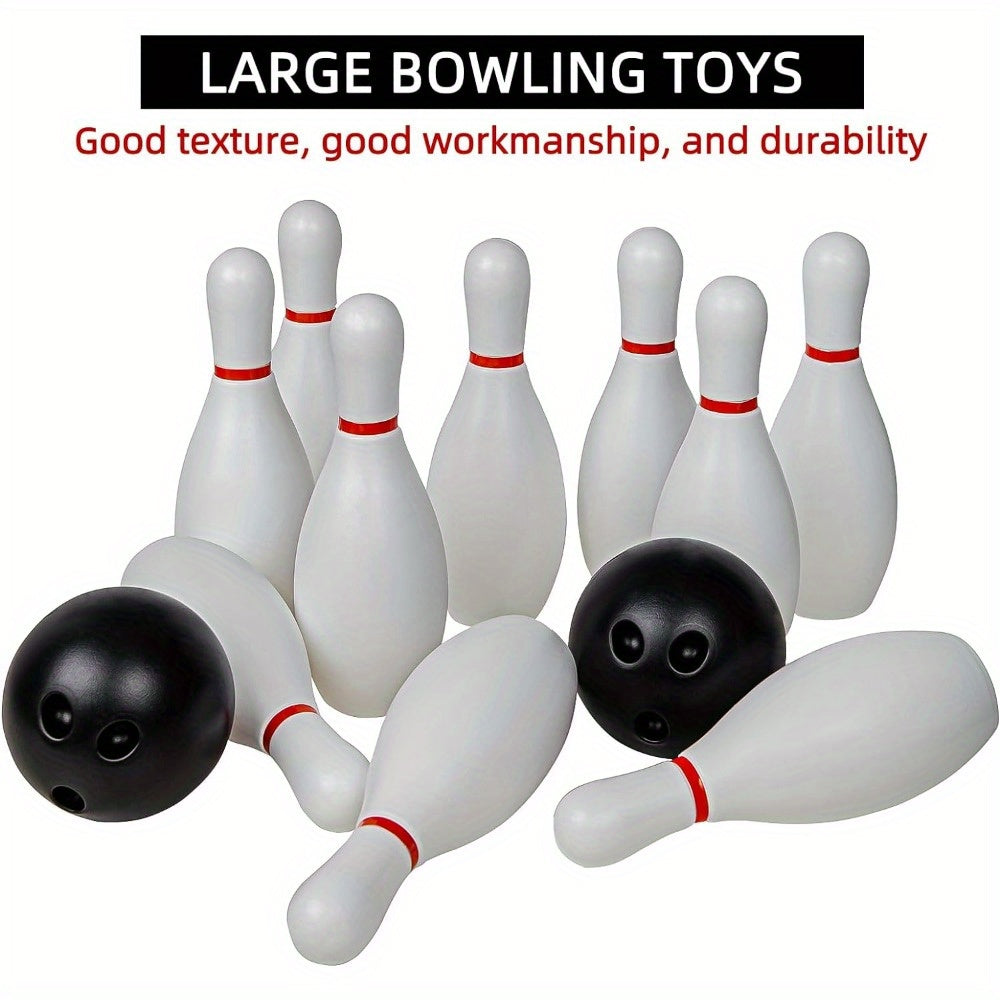 Large Bowling Set Indoor Outdoor Sports Family Games