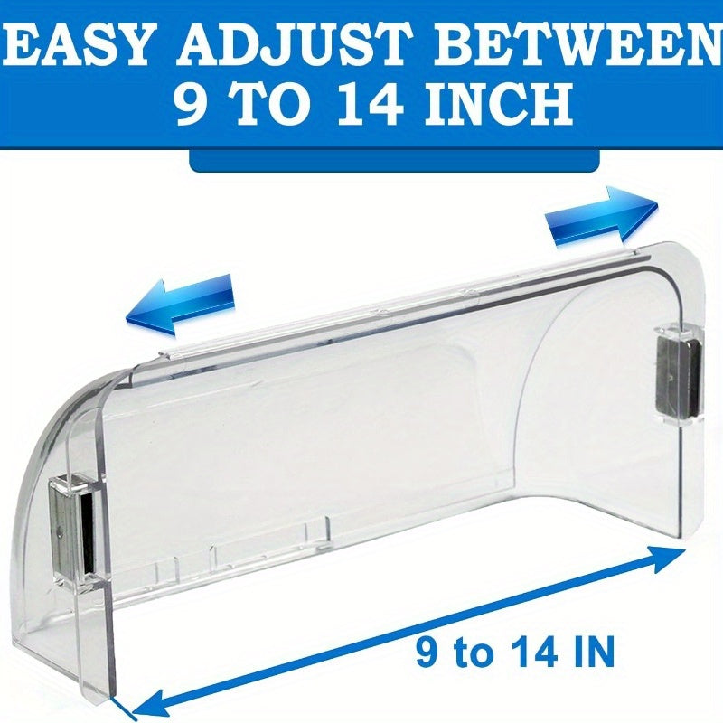 Adjustable Vent Deflector 25 35 Magnetic Transparent Deflector