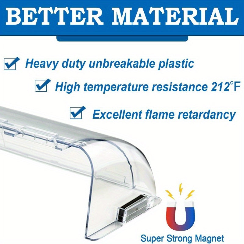 Adjustable Vent Deflector 25 35 Magnetic Transparent Deflector