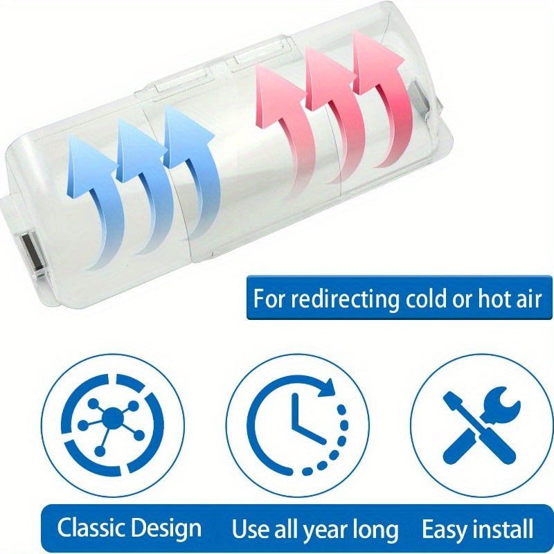 Adjustable Vent Deflector 25 35 Magnetic Transparent Deflector