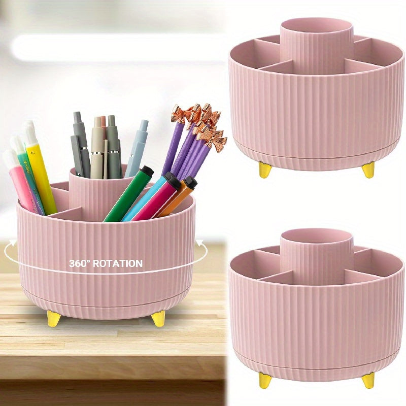 Rotating Makeup Brush Storage Tray Set of 2